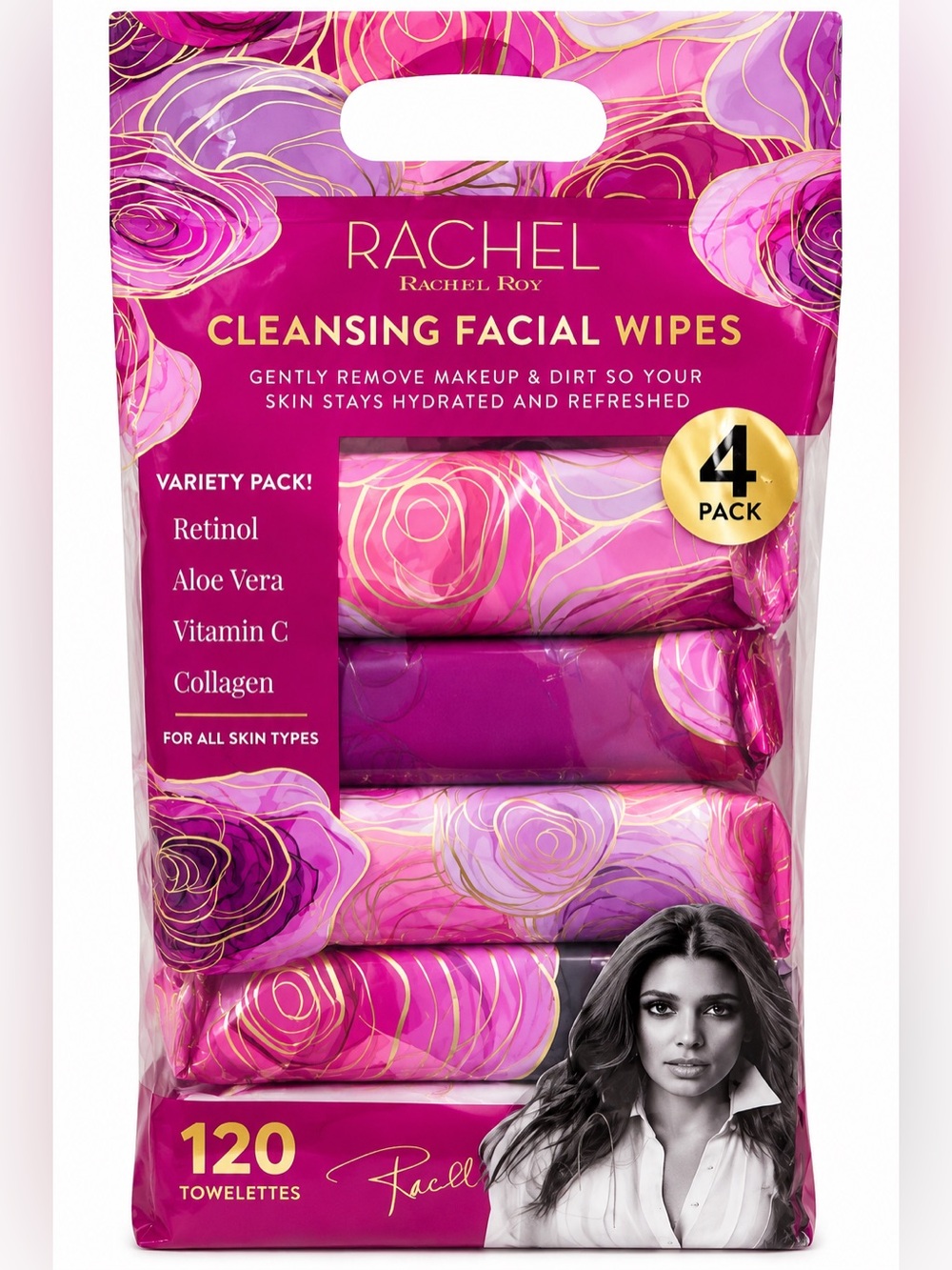 RACHEL Rachel Roy Cleansing Facial Wipes 120ct